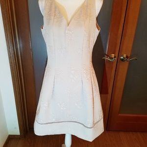 Beautiful ivory/cream sleeveless dress